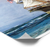 Amerikanische Clipper Souverän der Meere Poster (Ecke)