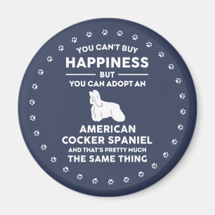 Amerikanische Cocker Spaniel Glück Magnet