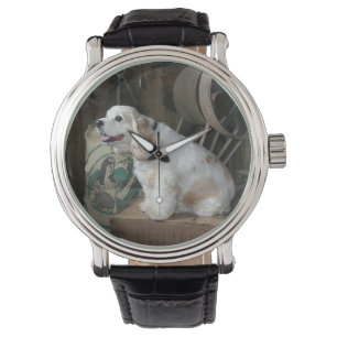 Amerikanische Cocker Spaniel Sitzgruppe Armbanduhr