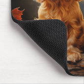 Amerikanische Cocker-Welpen Mousepad (Ecke)