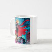 Amerikanische Comic, Retro-amerikanische Comic, Su Kaffeetasse (Vorderseite Links)