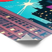 Amerikanische Comic, Retro-amerikanische Comic, Su Poster (Ecke)