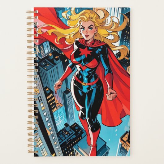 Amerikanische Comicen, Superheld der Retro-Comic Planer (Vorderseite)