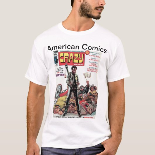 Amerikanische Comicen T-Shirt (Vorderseite)