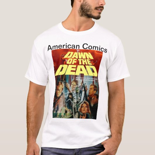 Amerikanische Comicen T-Shirt (Vorderseite)