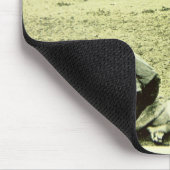 Amerikanische Cowboys, die ein Kalb, c.1900 (Foto, Mousepad (Ecke)