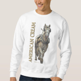 Amerikanische Creme Sweatshirt