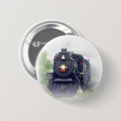 amerikanische Dampflokomotive Button (Vorne & Hinten)