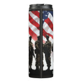 Amerikanische Dienstflagge Thermosbecher (Rückseite)