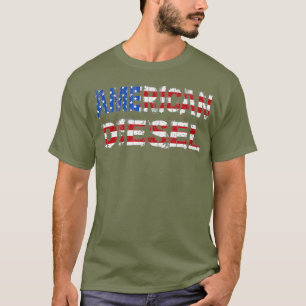 Amerikanische Diesel-Turbo-Dieselmotoren treiben T T-Shirt