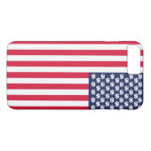 Amerikanische Dollarflagge vereinte Staaten und Case-Mate iPhone Hülle (Rückseite (Horizontal))