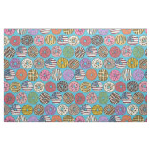 Amerikanische Donuts blau Stoff (Fat Quarter (45,7 x 55,9 cm))