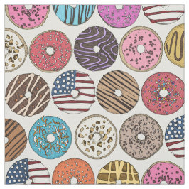 Amerikanische Donuts Perle Stoff