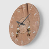 Amerikanische Dreamcatcher-Wall-Uhr Große Wanduhr (Winkel)