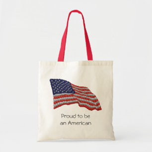 Amerikanische Edelstein-Tasche Tragetasche