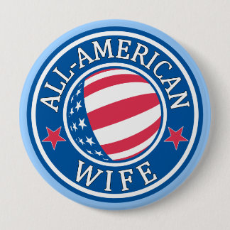 Amerikanische Ehefrau Button