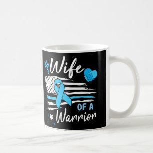 Amerikanische Ehefrau einer Prostatakrebsunterstüt Kaffeetasse