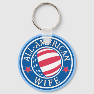 Amerikanische Ehefrau Schlüsselanhänger
