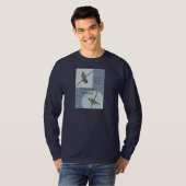 Amerikanische Einzelteile des Kestrel-(Falco T-Shirt (Vorne ganz)