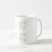 Amerikanische Eskimo-Magie Kaffeetasse (VorderseiteRechts)