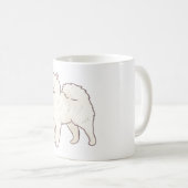 Amerikanische Eskimo-Magie Kaffeetasse (VorderseiteRechts)