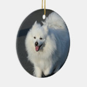 Amerikanische Eskimohundeverzierung Keramikornament (Rechts)