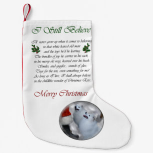 Amerikanische Eskimohundeweihnachtsgeschenke Kleiner Weihnachtsstrumpf