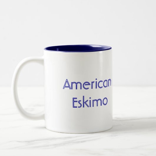 Amerikanische EskimoTasse Zweifarbige Tasse (Links)