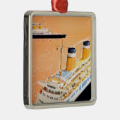 Amerikanische Export-Linien Silbernes Ornament (Rechts)