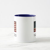 Amerikanische Fahne 1776-2025 Kaffee-Tasse Tasse (Zentrum)