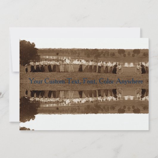 Amerikanische Fahne der 1890er Jahre, die von Frau Einladung (Rückseite)