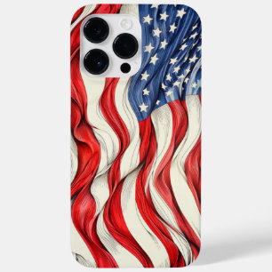 Amerikanische Fahne der Vereinigten Staaten Case-Mate iPhone 14 Pro Max Hülle