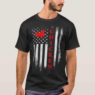 Amerikanische Fahne Funny Funny Funny Fashion Roos T-Shirt