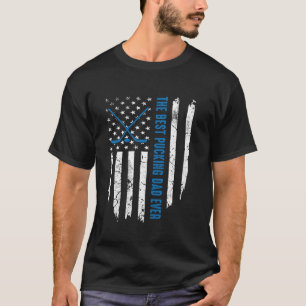 Amerikanische Fahne Funny The Best Pucking Vater E T-Shirt