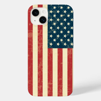 Amerikanische Fahne im Zeitalter verblasst Case-Mate iPhone 14 Plus Hülle