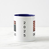 Amerikanische Fahne in Not Coffee Tasse (Zentrum)