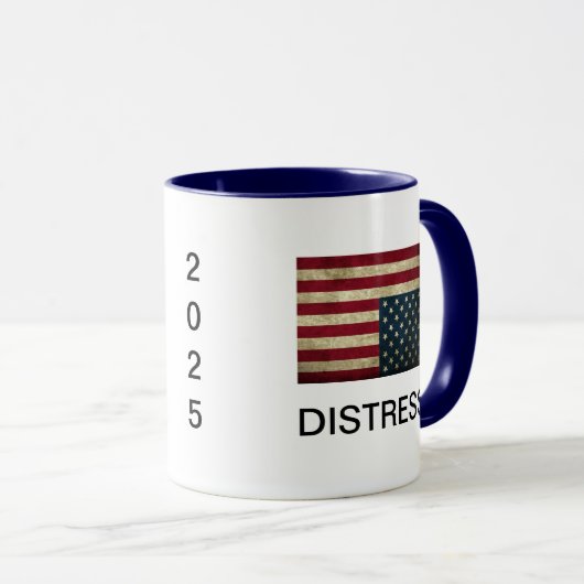 Amerikanische Fahne in Not Coffee Tasse (VorderseiteRechts)