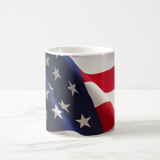 Amerikanische Fahne-Kaffee-Mugs Kaffeetasse (Mittel)