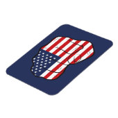Amerikanische Fahne Magnet (Linke Seite)