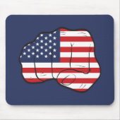Amerikanische Fahne Mousepad (Vorne)