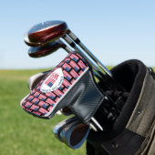 AMERIKANISCHE Fahne Personalisiert MONOGRAMM Putte Golf Headcover (In Situ)