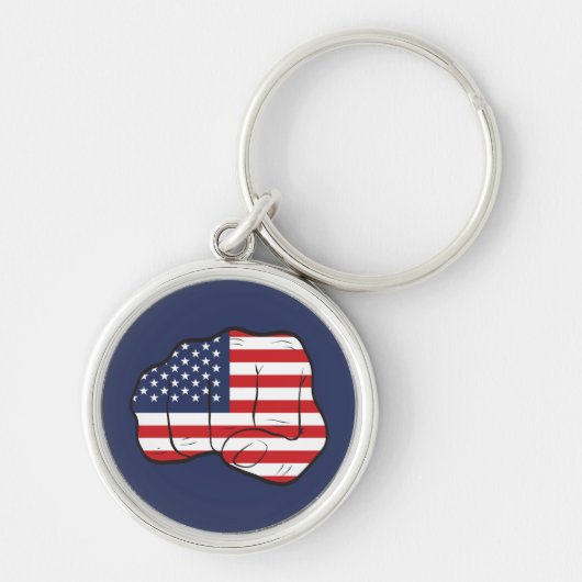 Amerikanische Fahne Schlüsselanhänger (Vorne)