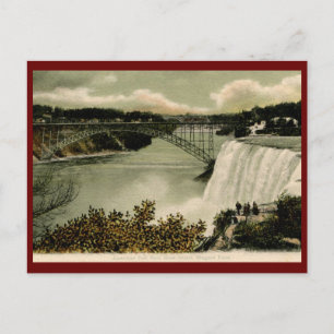 Amerikanische Fälle, Goat Island, Niagara Fälle 19 Postkarte
