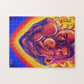 Amerikanische Familie Puzzle (Horizontal)