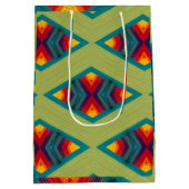 Amerikanische Farbwiedergabe Mittlere Geschenktüte (Rückseite)