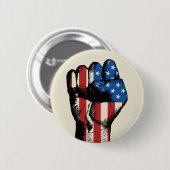 Amerikanische Faust Button (Vorne & Hinten)