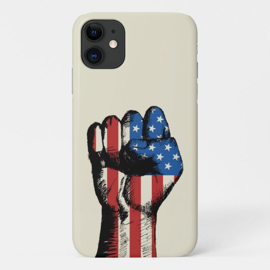 Amerikanische Faust Case-Mate iPhone Hülle (Rückseite)