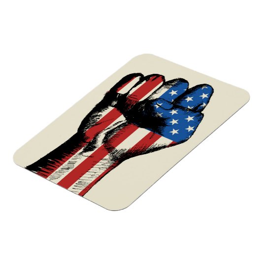 Amerikanische Faust Magnet (Linke Seite)