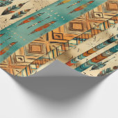 Amerikanische Feather Art Geschenkpapier (Ecke)