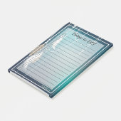 Amerikanische Federn und Perlen - die Dinge, die z Post-it Klebezettel (angewinkelt)